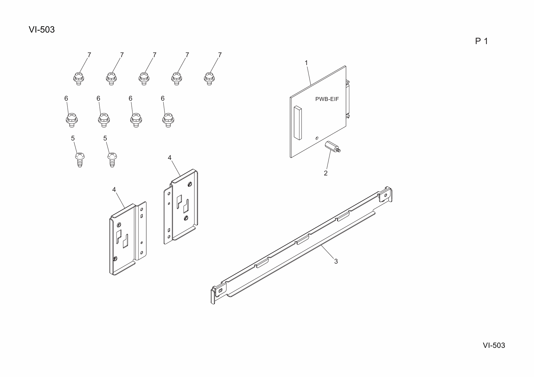 Konica-Minolta Options VI-503 9J05 Parts Manual-5